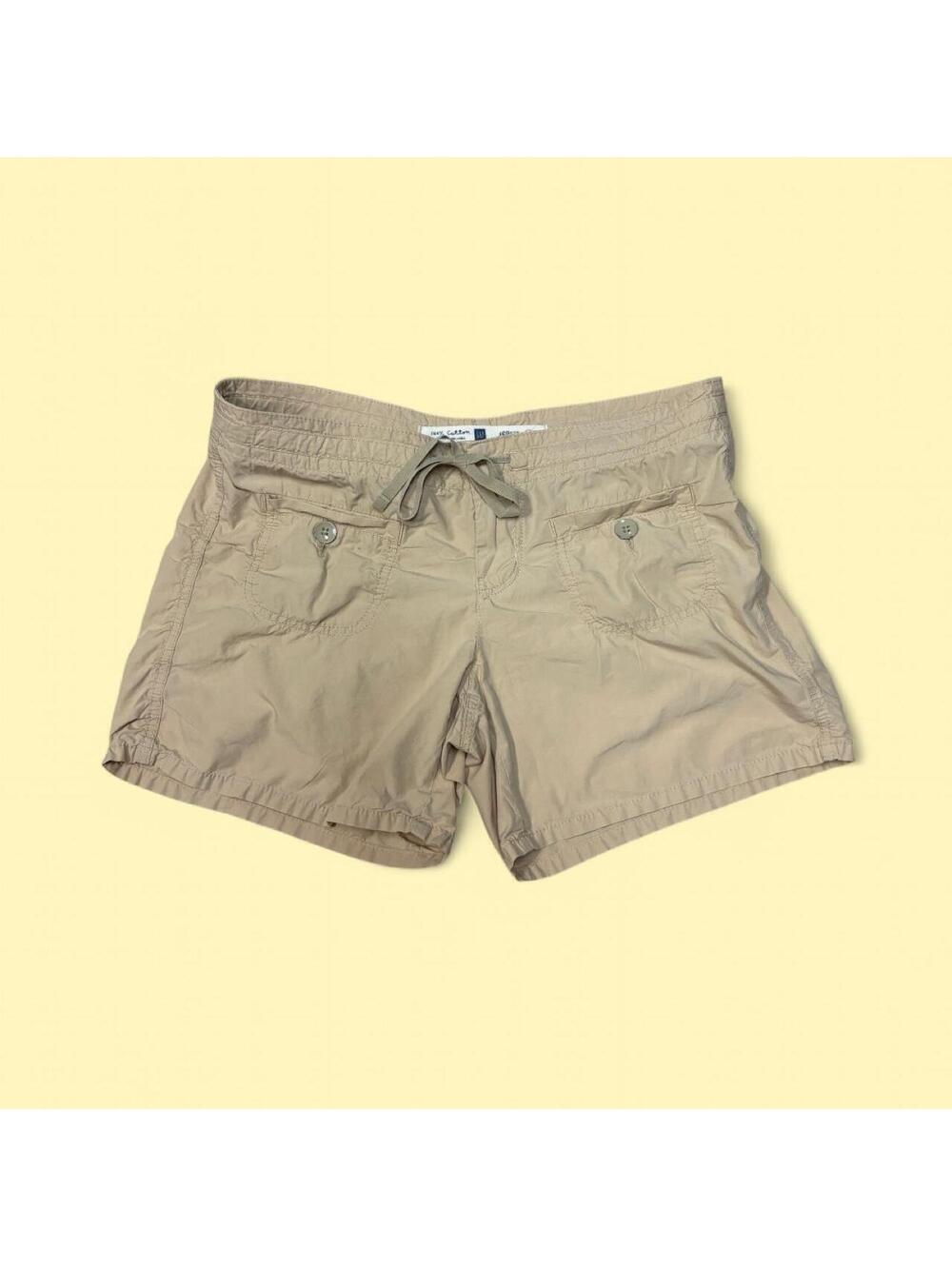 Vintage GAP Y2K Micro tan cargo shorts with adjustable waistband and pockets